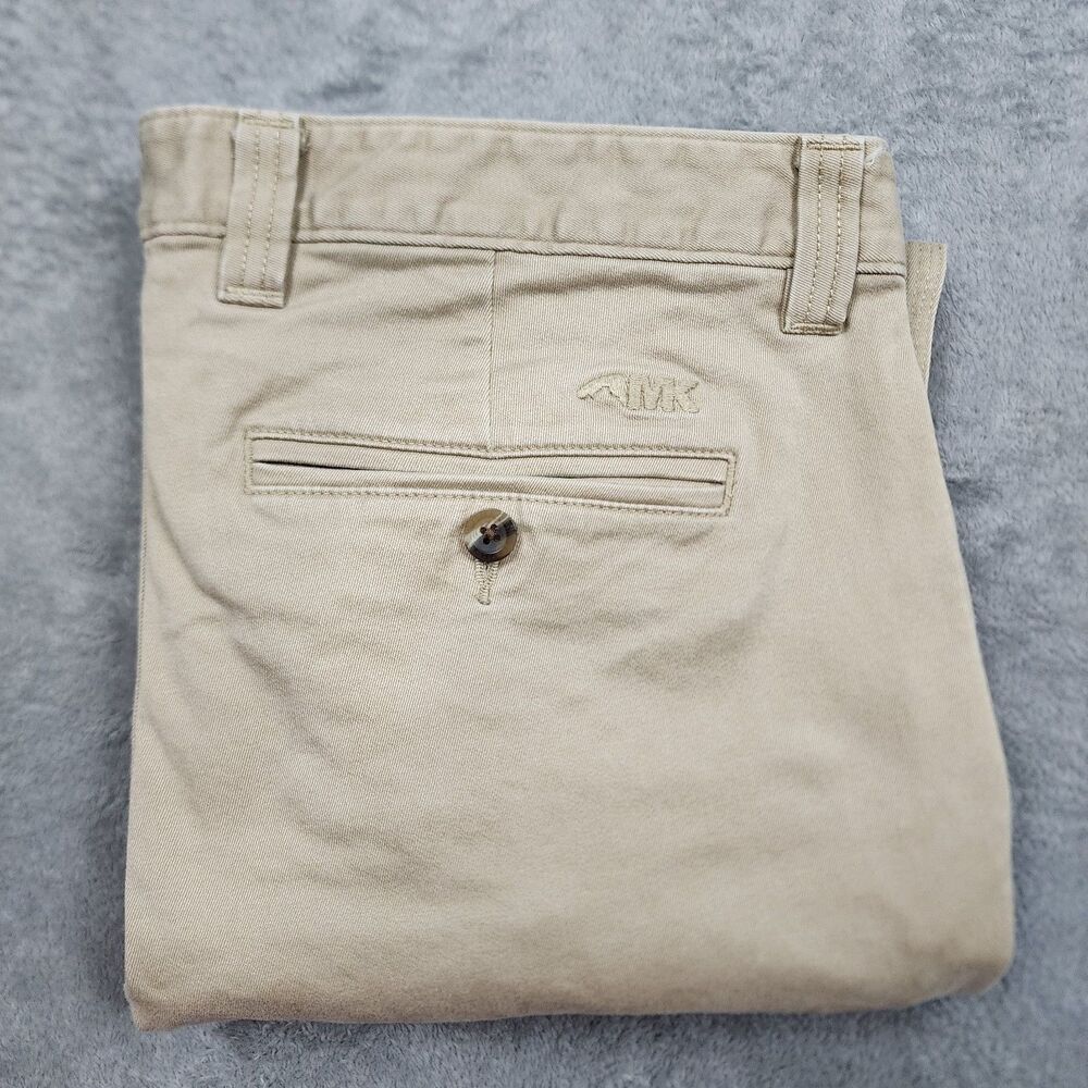 Mountain Khaki Mens Pants 35x30 Slim Fit Beige Outdoor Casual Workwear Style